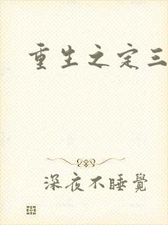 重生之定三国