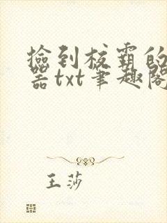 捡到校霸的遥控器txt笔趣阁