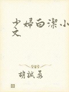 少妇白洁小说全文