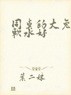 同桌的大兔子好软水好