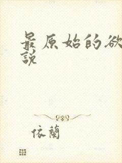 最原始的欲望小说