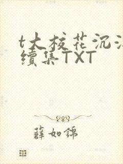 t大校花沉浮录续集TXT
