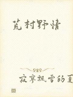 荒村野情