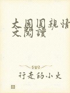 大团圆亲情会全文阅读