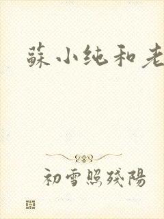 苏小纯和老苏