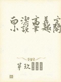 白洁高义完整版小说笔趣阁