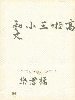 和小三啪高辣h文
