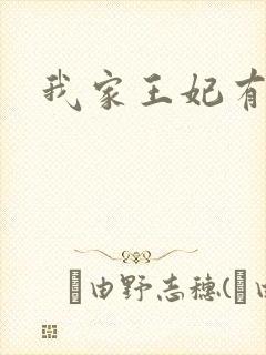我家王妃有点野
