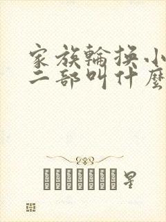 家族轮换小说第二部叫什么名字