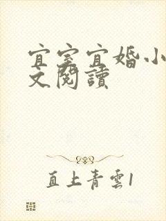 宜室宜婚小说全文阅读