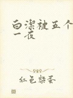 白洁被五个人玩一夜