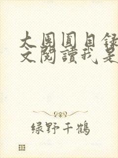 大团圆目录及全文阅读我是工人