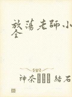 放荡老师小说大全