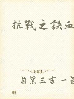 抗战之铁血佣兵