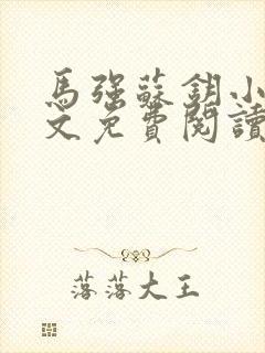 马强苏钥小说全文免费阅读最新章节