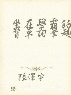 坐在学霸的鸡上背单词笔趣阁