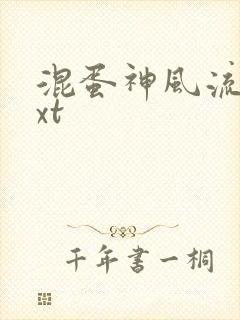 混蛋神风流史txt