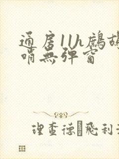 通房11h鹧鸪哨无弹窗