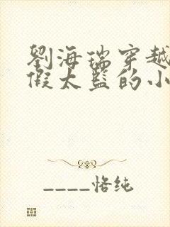 刘海瑞穿越后宫假太监的小说