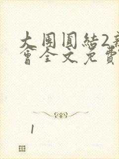 大团圆结2亲情会全文免费听