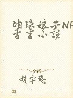 明珠娘子NPC古言小说