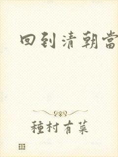 回到清朝当王爷