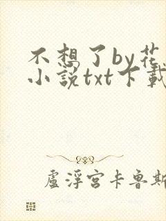 不想了by花卷小说txt下载