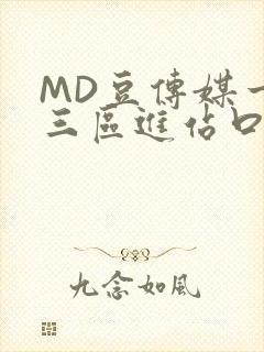 MD豆传媒一二三区进站口