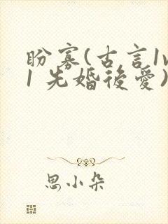 盼寡(古言1v1 先婚后爱)