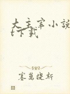 大主宰小说txt下载