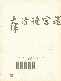 大清后宫还君明珠