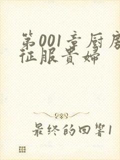 第001章厨房征服贵妇