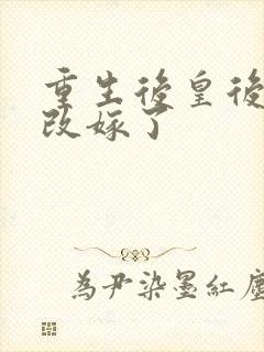 重生后皇后娘娘改嫁了