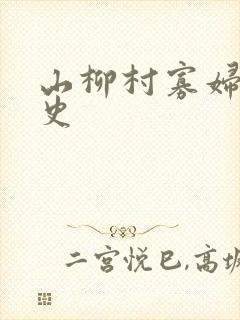 山柳村寡妇的情史