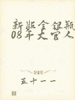 新版金银瓶2008年大官人