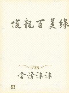俊龙百美缘小说