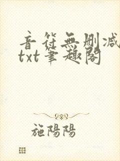 音符无删减全文txt笔趣阁