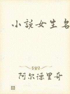 小说女生名字