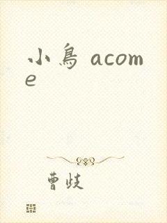 小鸟 acome