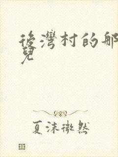 后湾村的那些事儿