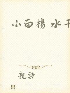 小白杨 水千丞