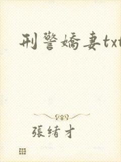 刑警娇妻txt