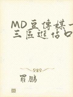 MD豆传媒一二三区进站口