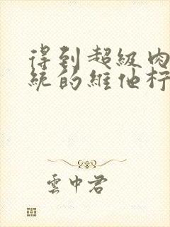 得到超级肉禽系统的维他柠檬茶