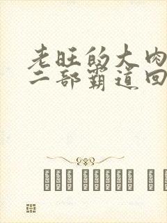 老旺的大肉蟒第二部霸道回归小说