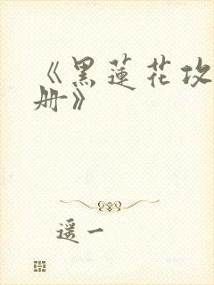 《黑莲花攻略手册》