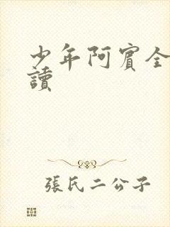 少年阿宾全集阅读