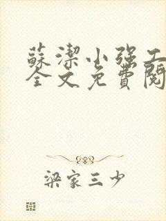 苏洁小强工地情全文免费阅读