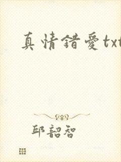 真情错爱txt