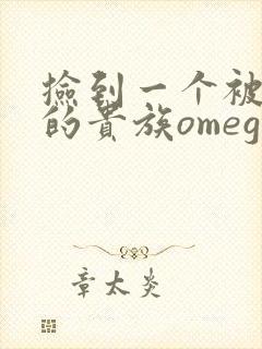 捡到一个被抹布的贵族omega